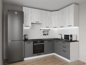 Кухонный гарнитур угловой Санторини 2200*1600 h950 (Стол. 38мм) в Нягани - nyagan.mebel24.online | фото 1