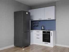 Кухонный гарнитур угловой Смоки 1000*1800 (Стол. 38 мм) в Нягани - nyagan.mebel24.online | фото 1