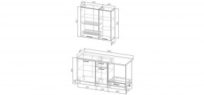 Кухонный гарнитур Умбра 1600 h950 (Стол. 38мм) в Нягани - nyagan.mebel24.online | фото 2