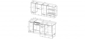 Кухонный гарнитур Умбра 1800 (Стол. 38мм) в Нягани - nyagan.mebel24.online | фото 2