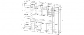 Кухонный гарнитур Умбра 3400 (Стол. 26мм) в Нягани - nyagan.mebel24.online | фото 2