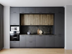 Кухонный гарнитур Умбра 3400 (Стол. 38мм) в Нягани - nyagan.mebel24.online | фото
