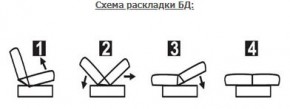 ЛАУРА ЛЮКС Диван Лаура Люкс БД+2подушки в Нягани - nyagan.mebel24.online | фото 7