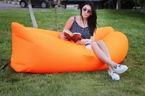 Лежак надувной Lamzac Airpuf Оранжевый в Нягани - nyagan.mebel24.online | фото 2