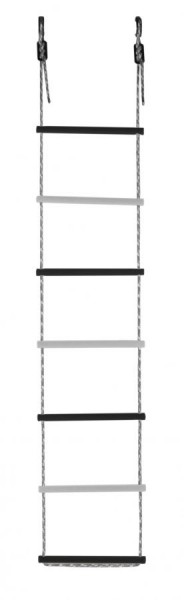 Лестница веревочная 7 перекладин цв.черный, белый D=25  в Нягани - nyagan.mebel24.online | фото