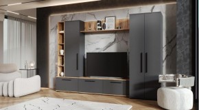 ЛЕВАНТЕ Гостиная (дуб вотан/графит) в Нягани - nyagan.mebel24.online | фото