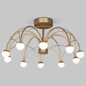 Люстра на штанге Eurosvet Ragno 90031/10 LED золото в Нягани - nyagan.mebel24.online | фото
