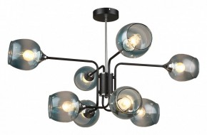 Люстра на штанге Imex 3564 MD.3564-8-S BK+CH в Нягани - nyagan.mebel24.online | фото