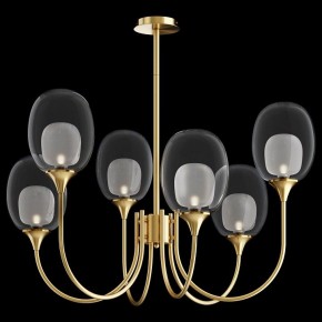 Люстра на штанге Maytoni Aura MOD016PL-06BS в Нягани - nyagan.mebel24.online | фото 2