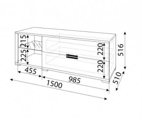 Мармарис (гостиная) М03 ТВ-тумба в Нягани - nyagan.mebel24.online | фото 2