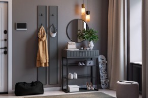 МЕБЕЛЬСОН К19 Прихожая (графит) в Нягани - nyagan.mebel24.online | фото