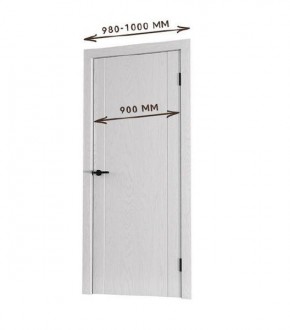 Межкомнатная дверь Bolivar Каньон браун (комплект) 900 в Нягани - nyagan.mebel24.online | фото