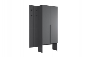 МЕРСИ Прихожая (модульная) графит в Нягани - nyagan.mebel24.online | фото 6