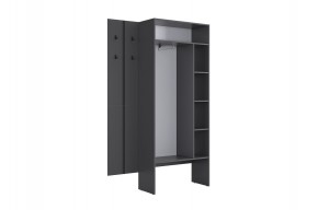 МЕРСИ Прихожая (модульная) графит в Нягани - nyagan.mebel24.online | фото 7