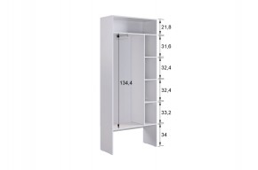 МЕРСИ Прихожая (модульная) кашемир в Нягани - nyagan.mebel24.online | фото 5