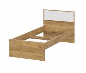 МИЛАН Кровать одинарная 900 (Белый матовый) *без основания в Нягани - nyagan.mebel24.online | фото