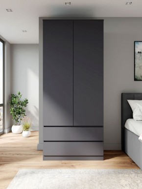 МОРИ МШ 900.2 Шкаф (графит) в Нягани - nyagan.mebel24.online | фото 2