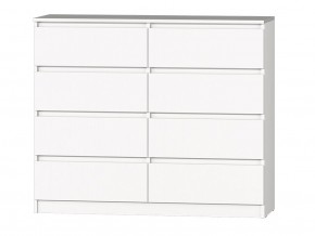 МС "Хилтон" Комод №3 1200 (8 ящ.) белый текстурный в Нягани - nyagan.mebel24.online | фото 2
