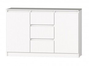 МС "Хилтон" Комод №4 1200 (белый текстурный) в Нягани - nyagan.mebel24.online | фото 2