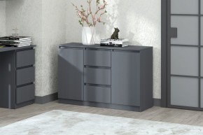 МС "Хилтон" Комод №4 1200 (графит) в Нягани - nyagan.mebel24.online | фото
