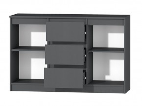 МС "Хилтон" Комод №4 1200 (графит) в Нягани - nyagan.mebel24.online | фото 3