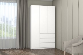 МС "Хилтон" Шкаф №2 1200 (Белый текстурный) в Нягани - nyagan.mebel24.online | фото
