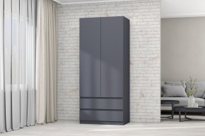 МС "Хилтон" Шкаф №3 900 (Графит) в Нягани - nyagan.mebel24.online | фото