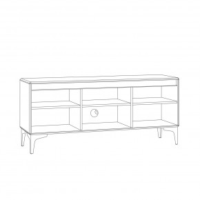 Муар Тумба под ТВ 13.261.01 (Белый) в Нягани - nyagan.mebel24.online | фото 2