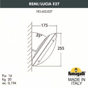 Накладной светильник Fumagalli Lucia 1R3.602.000.LYE27 в Нягани - nyagan.mebel24.online | фото 2
