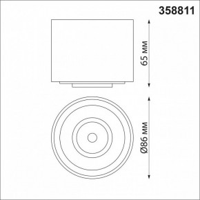 Накладной светильник Novotech Gesso 358811 в Нягани - nyagan.mebel24.online | фото 7