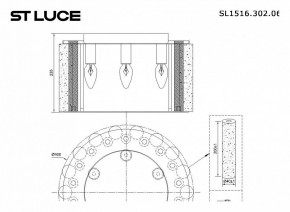 Накладной светильник ST-Luce Delight SL1516.302.06 в Нягани - nyagan.mebel24.online | фото 3