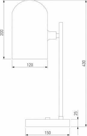 Настольная лампа декоративная Eurosvet Bambola 01164/1 латунь в Нягани - nyagan.mebel24.online | фото 2