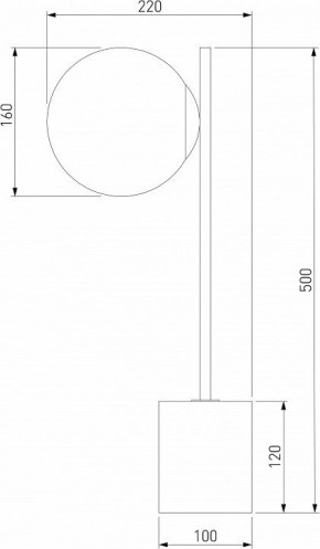 Настольная лампа декоративная Eurosvet Marbella 01157/1 латунь в Нягани - nyagan.mebel24.online | фото 3