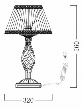 Настольная лампа декоративная Maytoni Grace ARM247-00-G в Нягани - nyagan.mebel24.online | фото 7