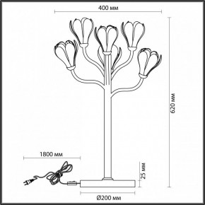 Настольная лампа декоративная Odeon Light Gardi 5090/6T в Нягани - nyagan.mebel24.online | фото 5