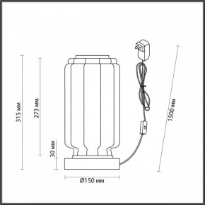 Настольная лампа декоративная Odeon Light Jam 5408/10TL в Нягани - nyagan.mebel24.online | фото 4