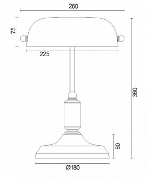 Настольная лампа офисная Maytoni Kiwi Z153-TL-01-BS в Нягани - nyagan.mebel24.online | фото 2