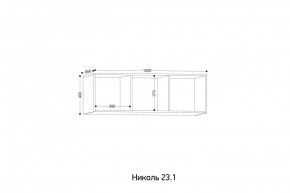 НИКОЛЬ 23.1 Антресоль в Нягани - nyagan.mebel24.online | фото 2