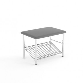 Обувница разборная малая Кристалл серый матовый-800м в Нягани - nyagan.mebel24.online | фото