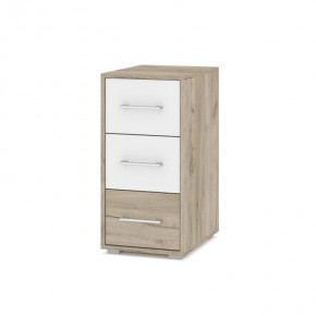 ОЛИВИЯ О62 Комод-тумба (дуб серый/белый) в Нягани - nyagan.mebel24.online | фото