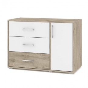 ОЛИВИЯ О63 Комод (дуб серый/белый) в Нягани - nyagan.mebel24.online | фото