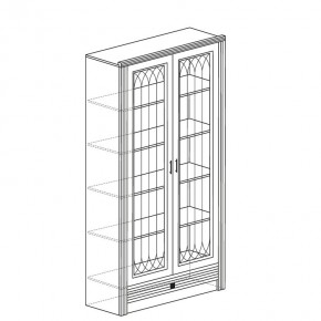 ОРЛЕАН Гостиная (модульная) серый в Нягани - nyagan.mebel24.online | фото 3