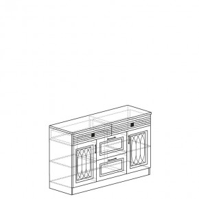 ОРЛЕАН Гостиная (модульная) серый в Нягани - nyagan.mebel24.online | фото 9