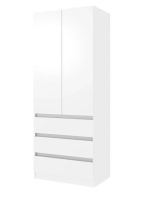 ПАРУС Шкаф 2-х ств. 800 (белый) в Нягани - nyagan.mebel24.online | фото