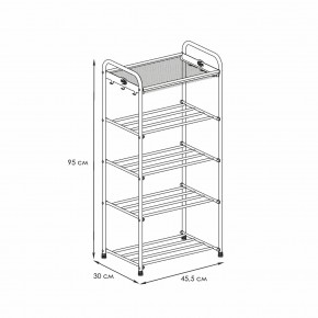 ПДОА15 М Подставка для обуви "Альфа 15" Медный антик в Нягани - nyagan.mebel24.online | фото