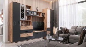 Пенал Белла (Сандал, Графит/Дуб крафт) в Нягани - nyagan.mebel24.online | фото 5
