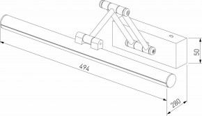 Подсветка для картины Elektrostandard Monza a064136 в Нягани - nyagan.mebel24.online | фото 4
