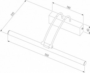 Подсветка для зеркала Elektrostandard Simple a063695 в Нягани - nyagan.mebel24.online | фото 3