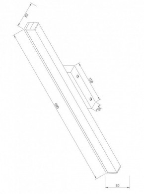 Подсветка для зеркала Maytoni Fichte MIR012WL-L14W4K в Нягани - nyagan.mebel24.online | фото 3