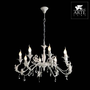 Подвесная люстра Arte Lamp Angelina A5349LM-8WH в Нягани - nyagan.mebel24.online | фото 2